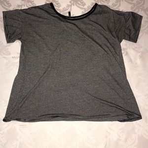 Black and white striped shirt